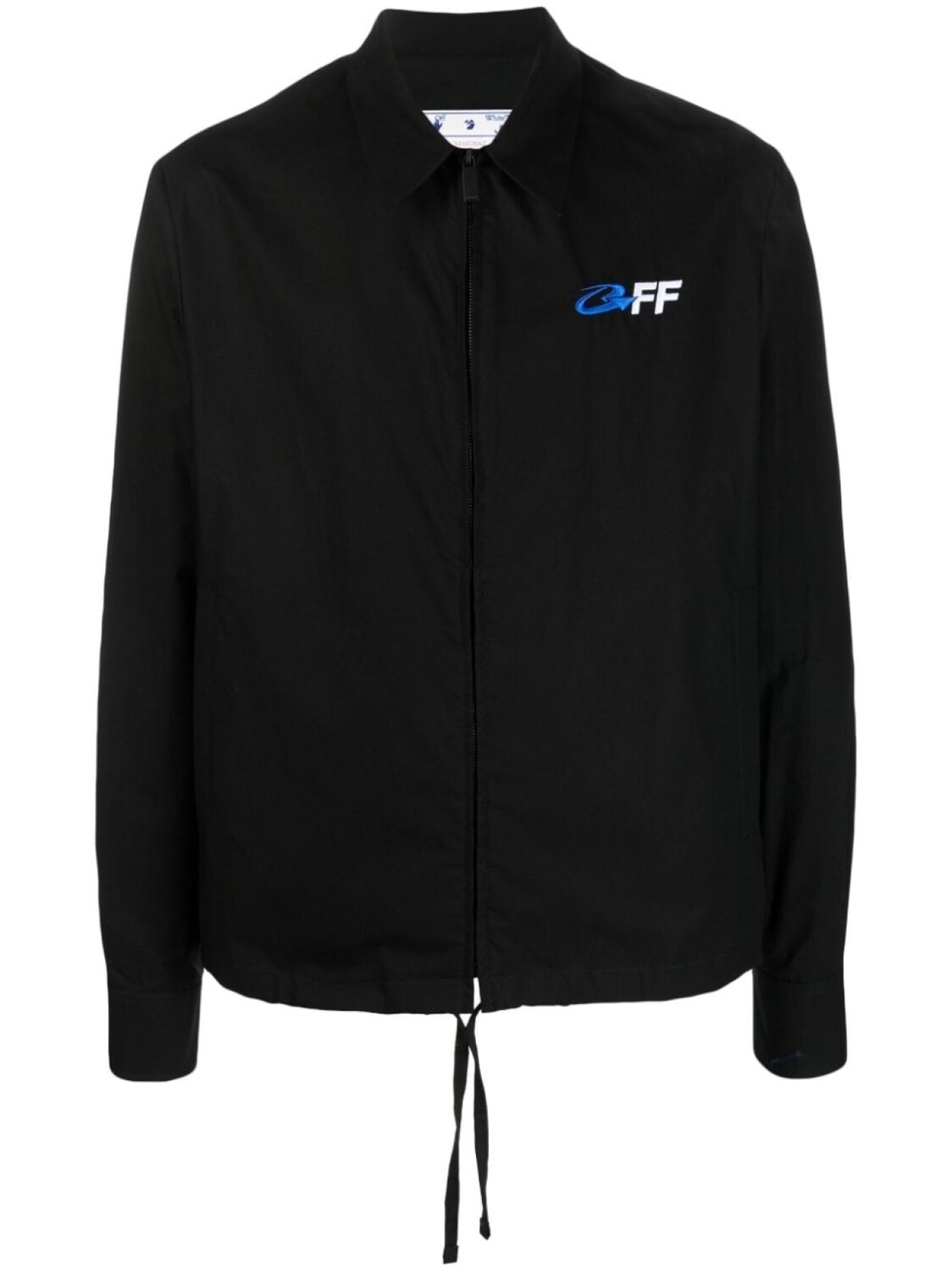 

Off-White рубашка Exact Opp на молнии, черный