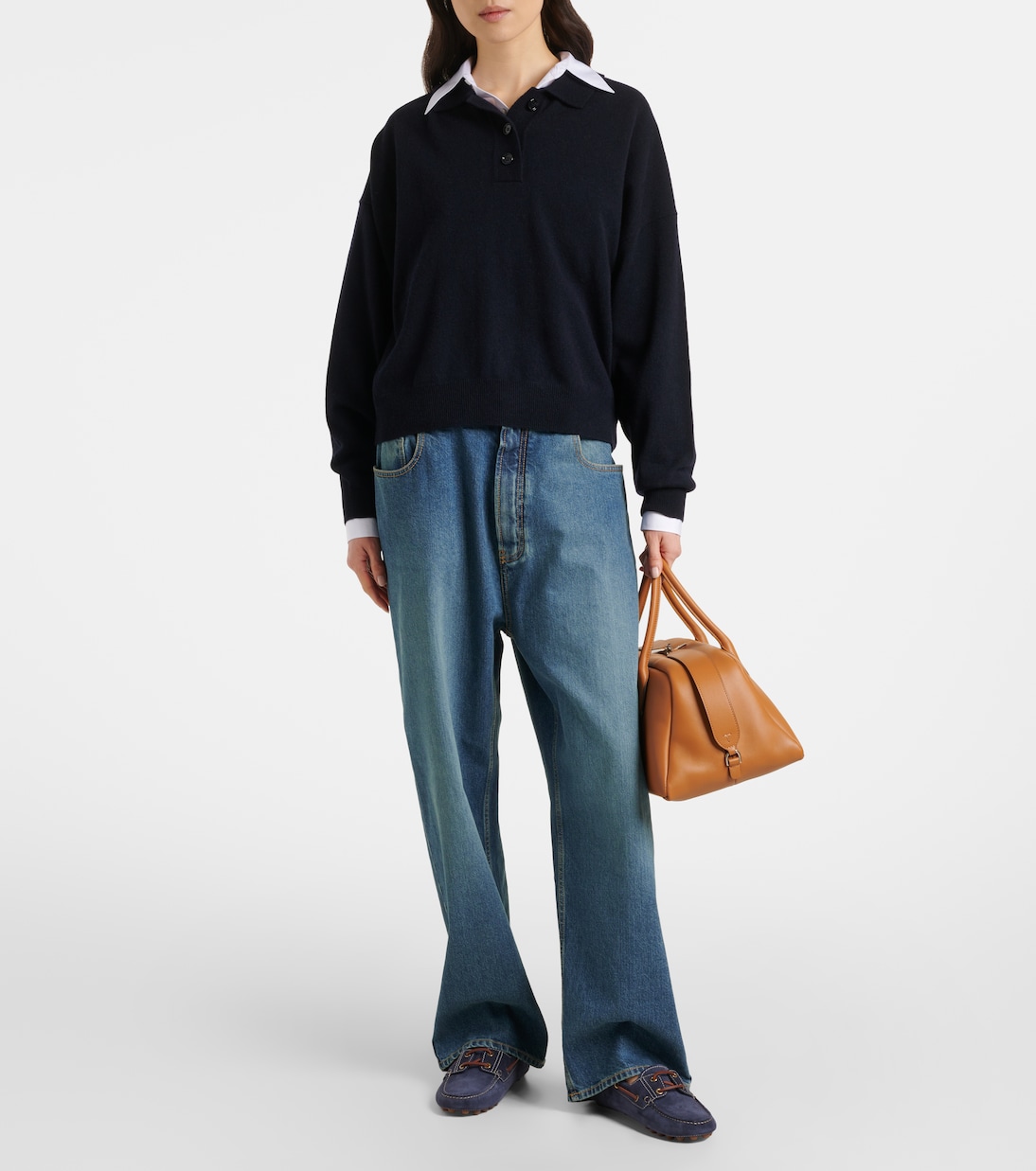 Туфли-лодочки Gommino Bubble из замши Tod's, Galassia — фото 3