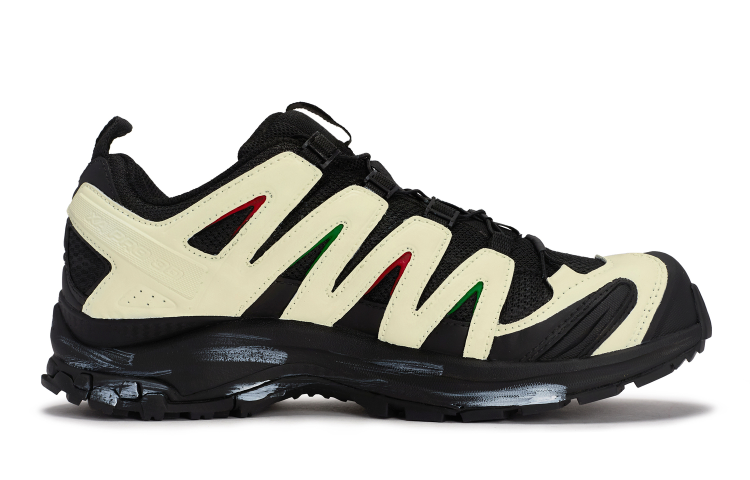 SALOMON XA PRO 3D LA YAUTE дышащие кроссовки для бега низкие Unisex черные желтые белые красные зеленые — фото 4