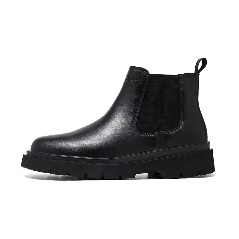 

Dunnu Мужские черные челси боуты с флисовой подкладкой, цвет Black Fleece-Lined