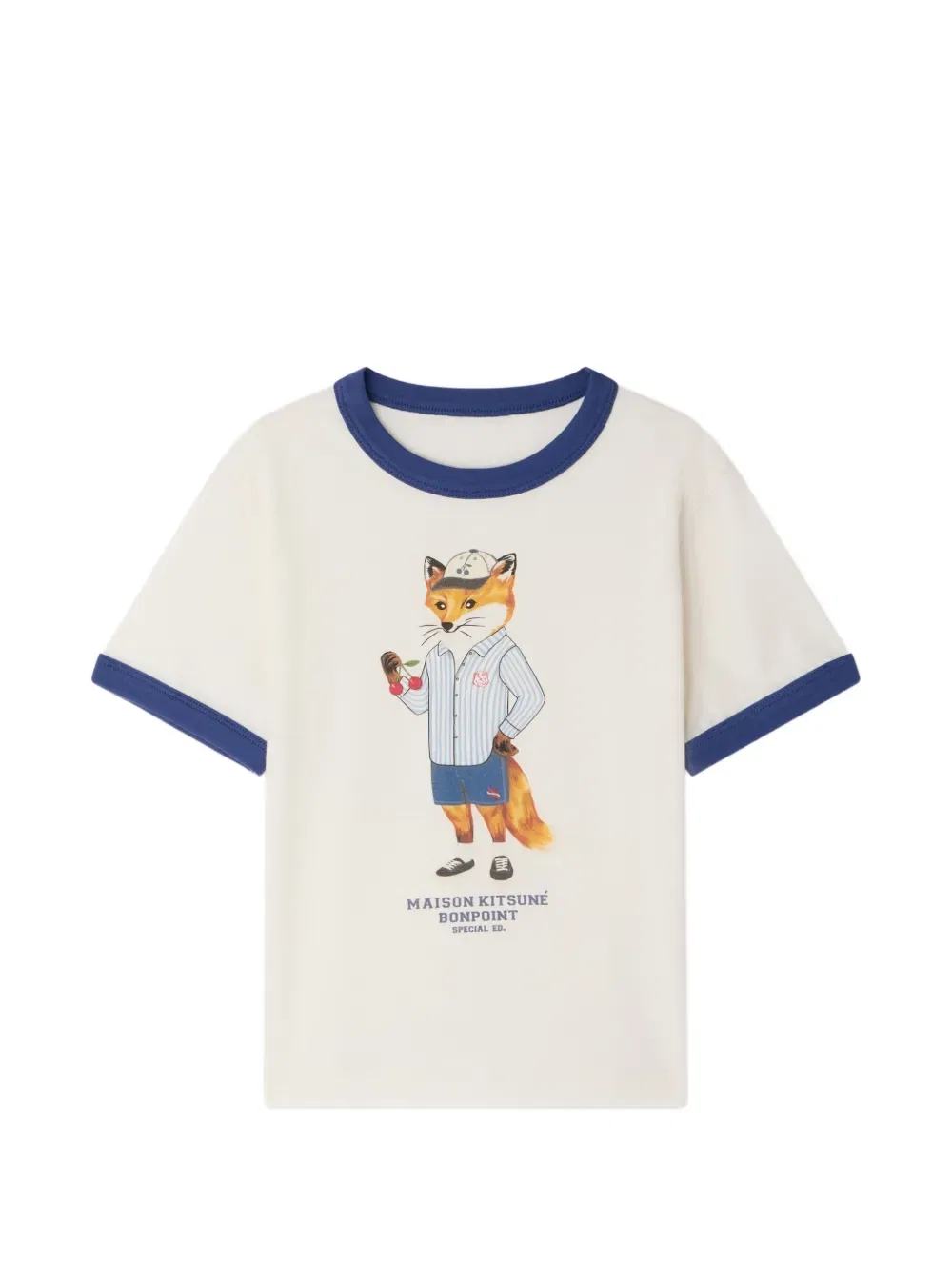 Футболка Akiva из коллаборации с Maison Kitsune Bonpoint, нейтральный