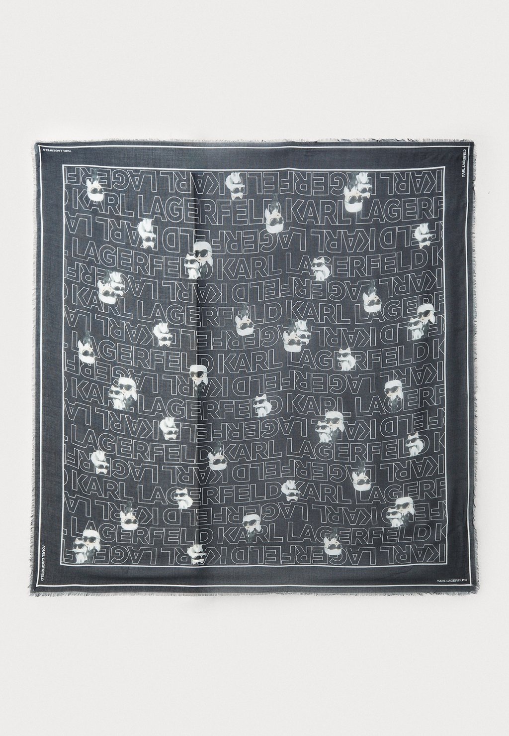 

Шарф IKON SCARF KARL LAGERFELD, черный
