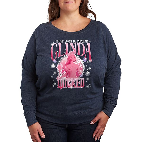 

Футболка с длинным рукавом Wicked Glinda French Terry plus size Licensed Character, Heather Indigo, Фиолетовый, Футболка с длинным рукавом Wicked Glinda French Terry plus size Licensed Character, Heather Indigo