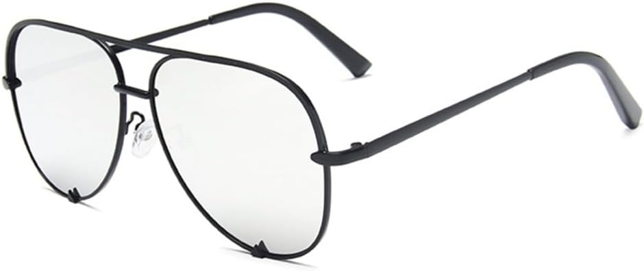 

Женские металлические солнцезащитные очки, мужские солнцезащитные очки из сплава с градиентным черным покрытием, очки для вождения, женские очки с защитой от УФ-излучения UV400 VFDHN, Black Silver