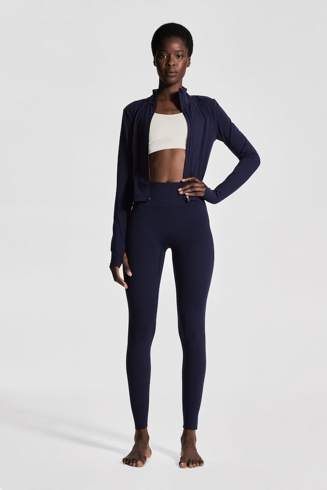 

Спортивные леггинсы с softmove H&M, синий