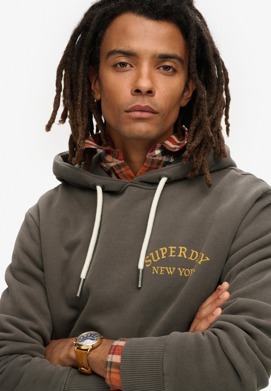 

Толстовка с капюшоном Superdry, антрацит