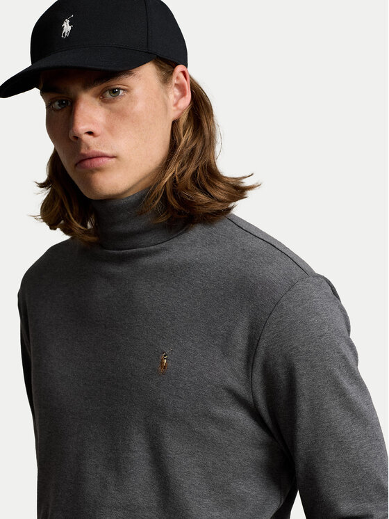 Водолазка regular fit 710760126020 Polo Ralph Lauren, серый — фото 4