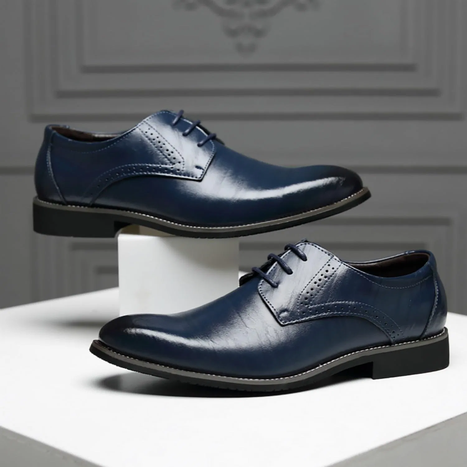 Мокасины мужские на каждый день, Loafers, синий DAO-UPPSE — фото 4