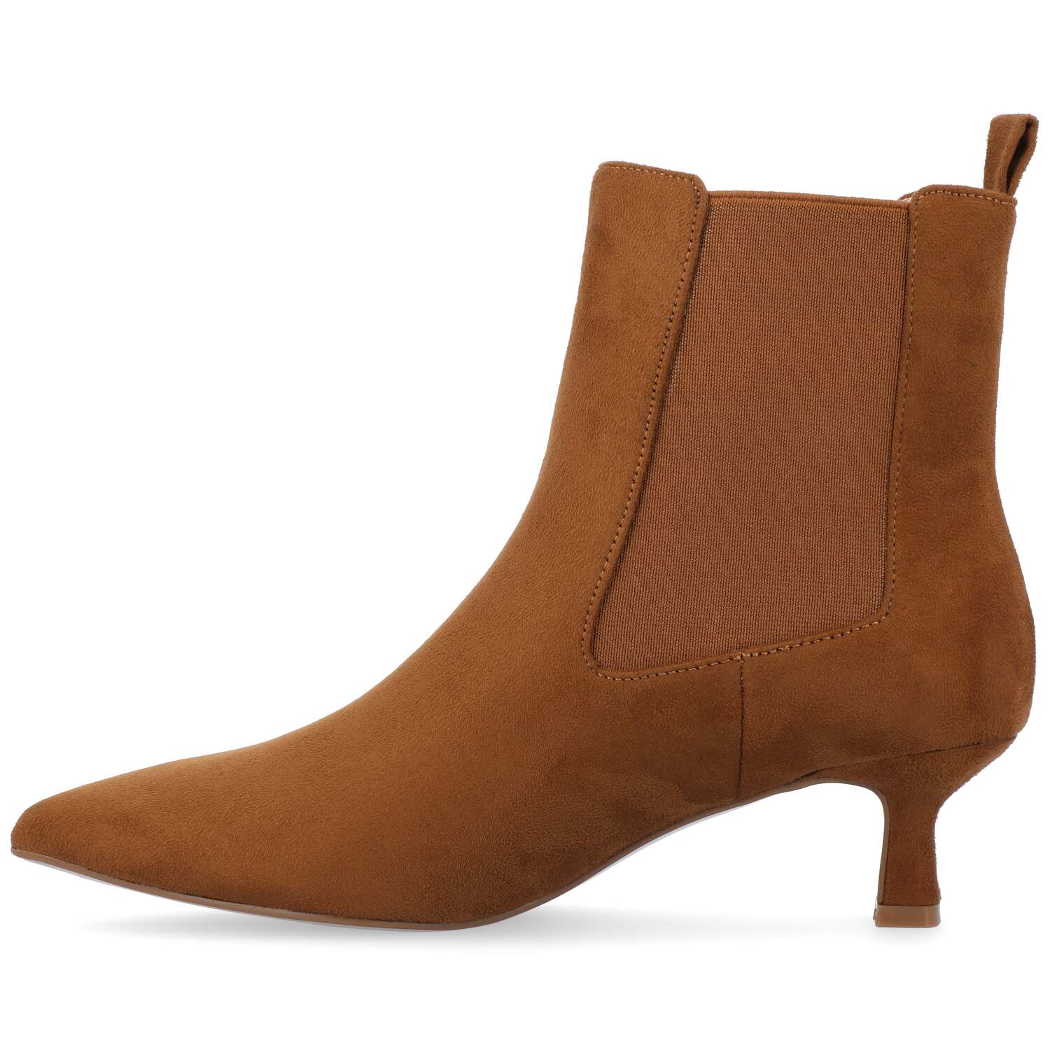 Journee Collection Женские сапоги-чулки Tru Comfort Foam широкой полноты Tenlee, Cognac — фото 2