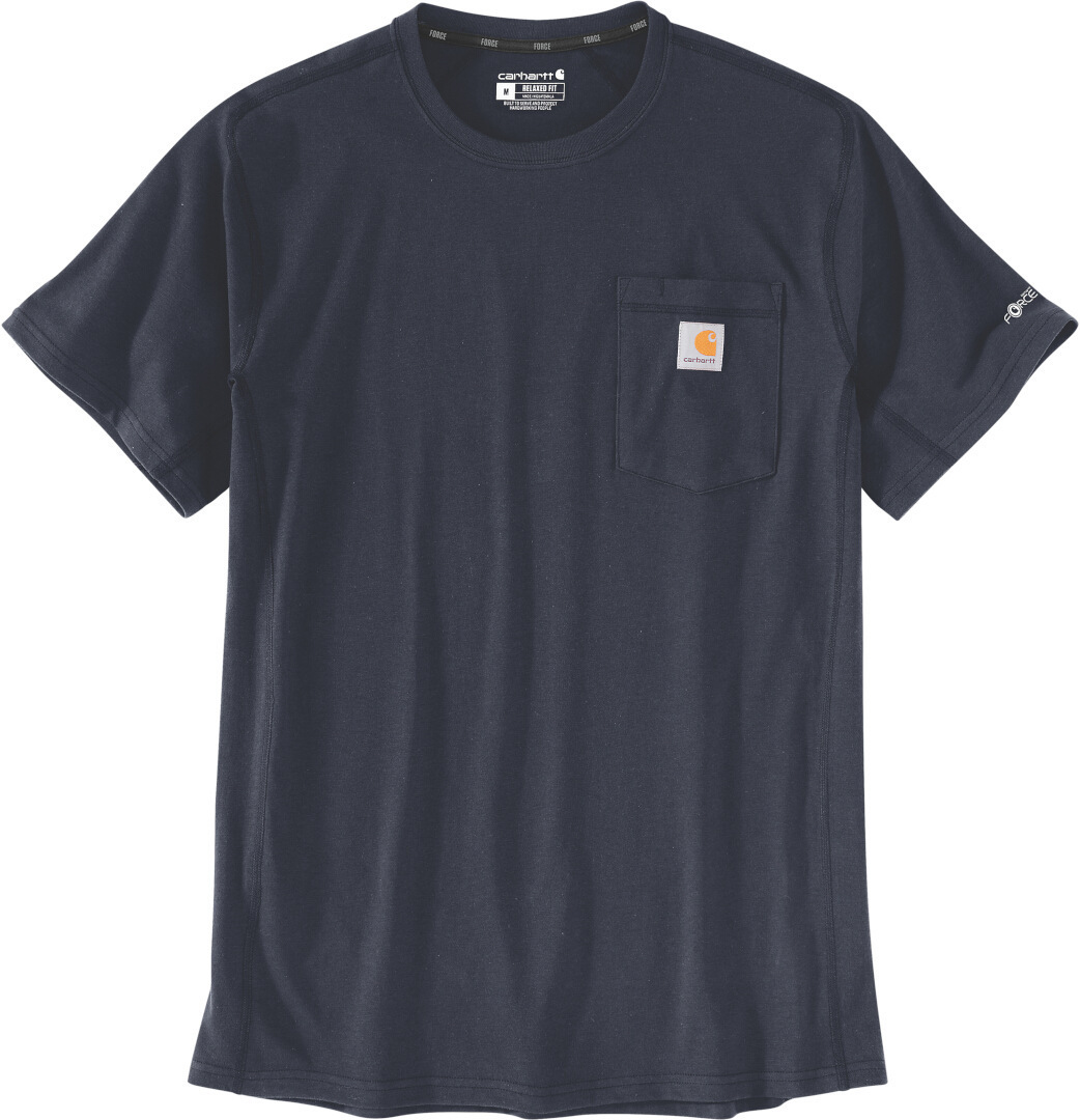 

Футболка Carhartt Force Relaxed Fit Midweight Short Sleeve Pocket T-Shirt, темно-синий