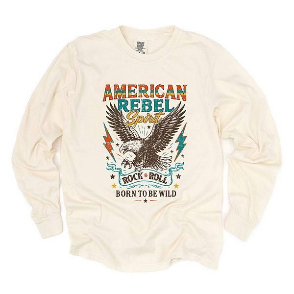 

Футболка American Rebel Spirit с эффектом поношенности Simply Sage Market, Ivory