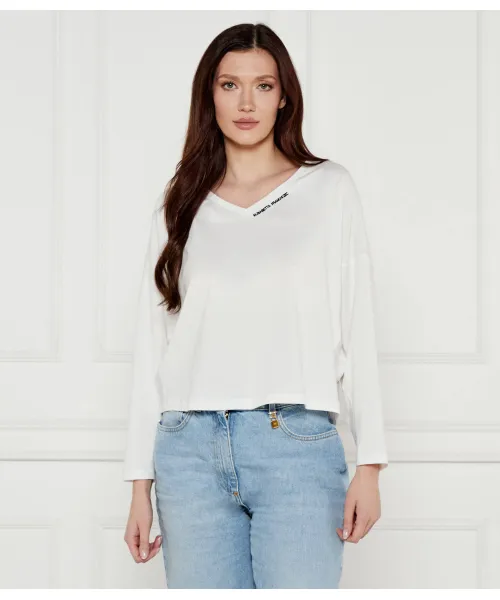 

Блуза Regular fit Elisabetta Franchi, белый