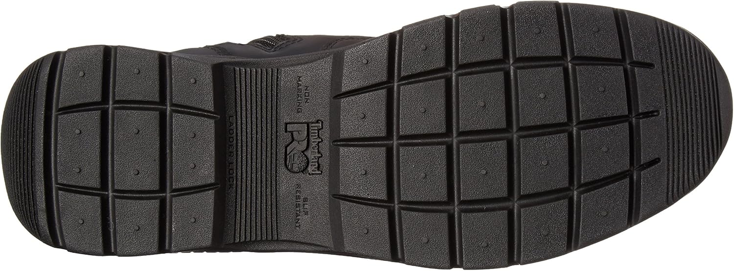 Мужские ботинки Timberland PRO 8 Valor с композитным носком и боковой молнией, водонепроницаемые, черный — фото 4