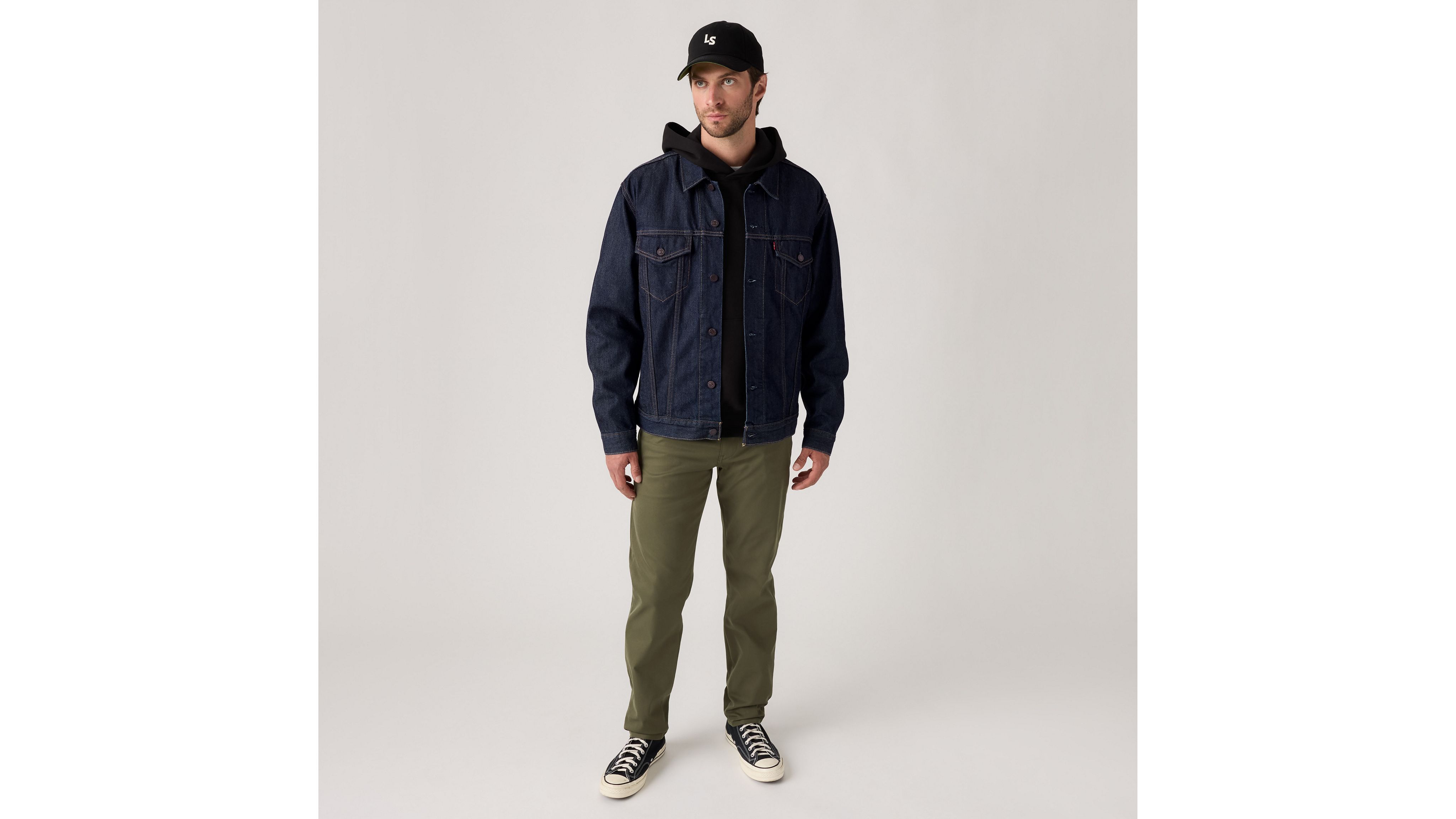 Мужские брюки Xx Chino Standard Taper Tech+ Levi's, Army Green - Green