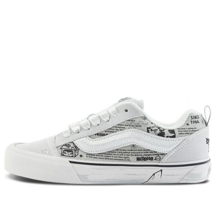 

Кроссовки Vans x HIRONO Knu Skool 'White Black', белый