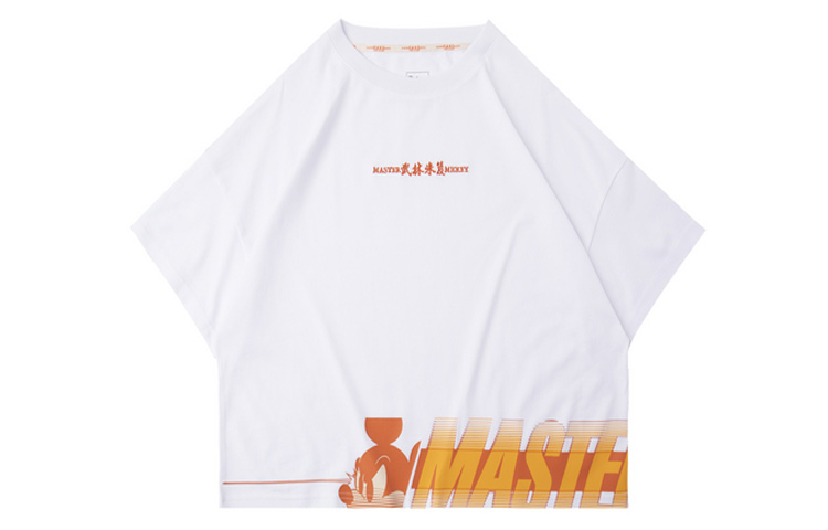 

LINING Футболка Disney X женская белая, Белый, LINING Футболка Disney X женская белая