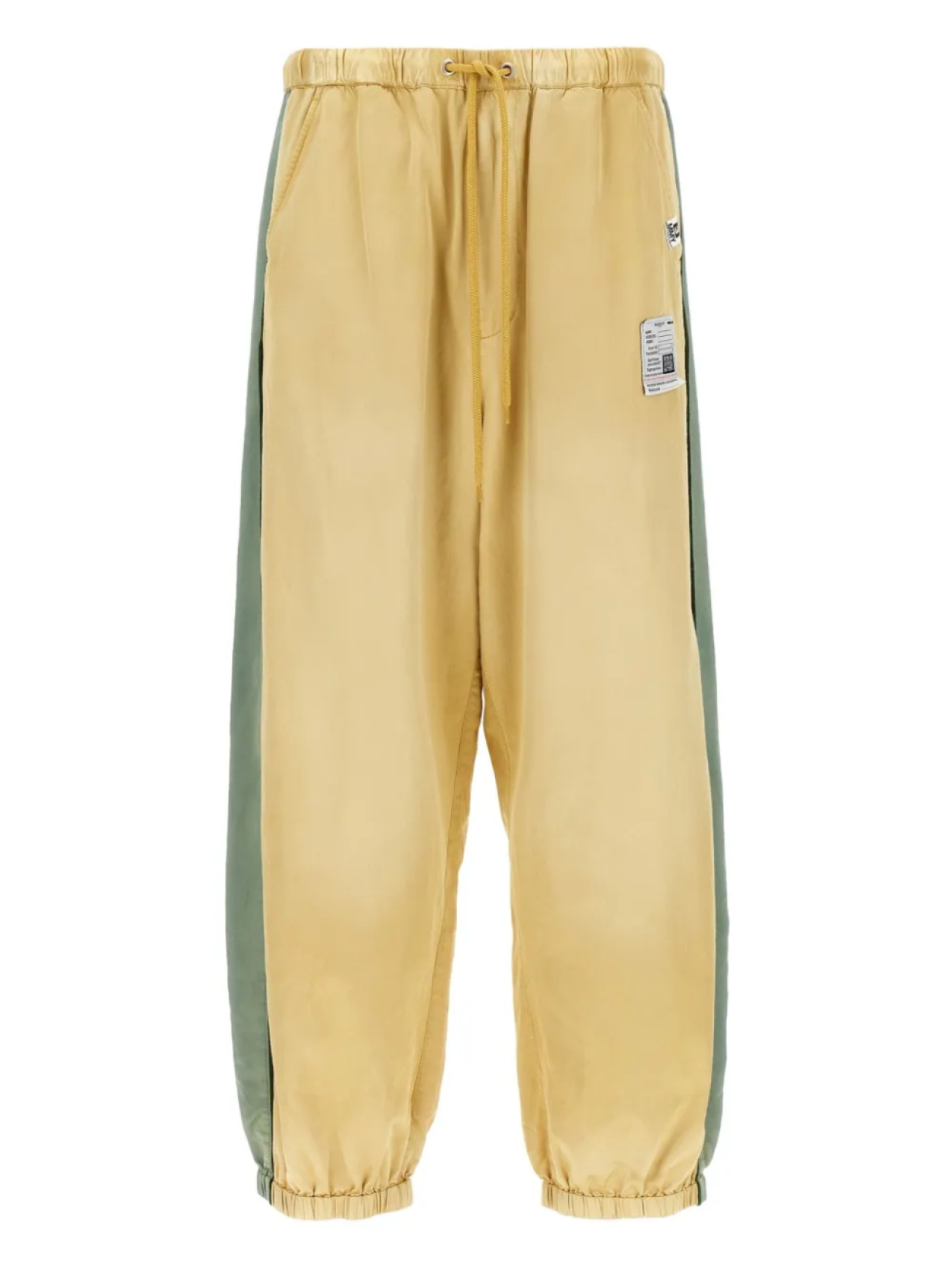 

Спортивные брюки Maison MIHARA YASUHIRO Aged Satin, желтый