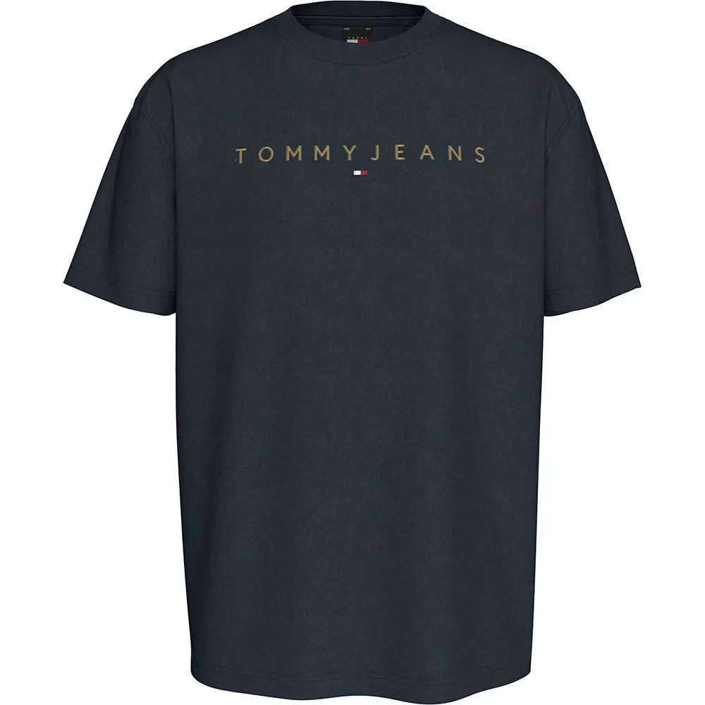 

Футболка Tommy Jeans Reg Gold Linear Logo Ext, черный