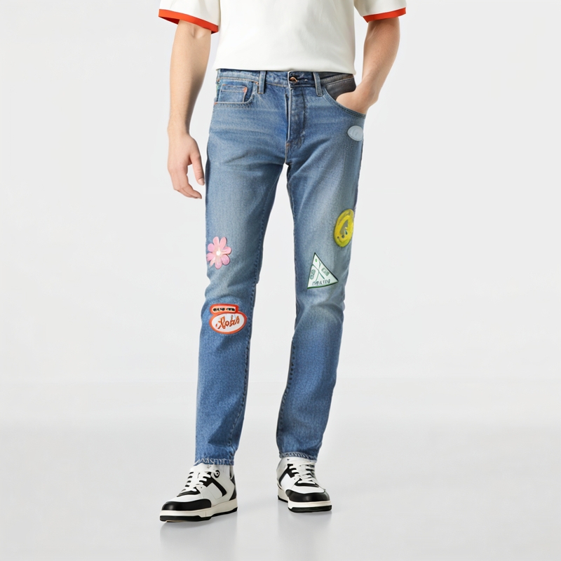 Levis Джинсы унисекс синие — фото 4