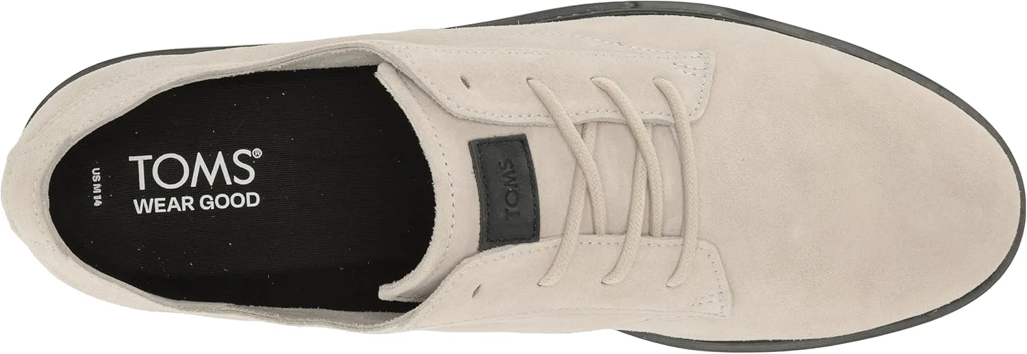 Мужские повседневные кроссовки TOMS Navi Trvl Lite на шнуровке - коричневые, серый — фото 4