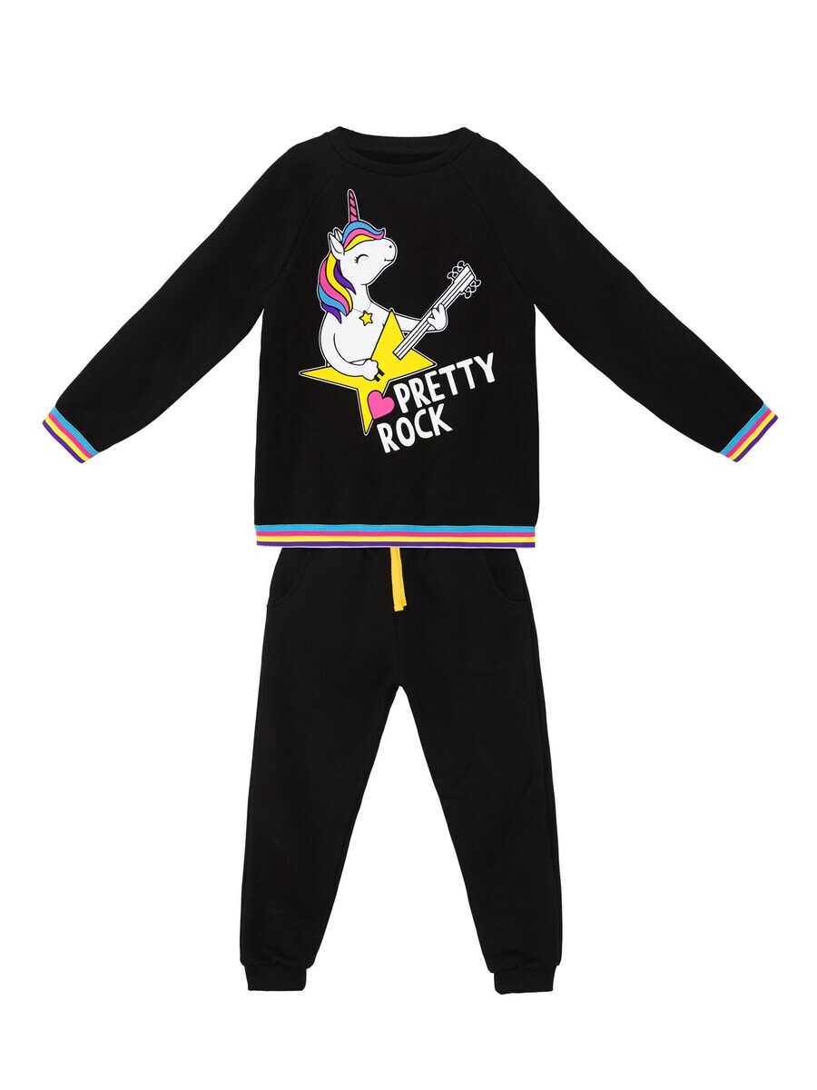 

Спортивный костюм Denokids Tracksuit Rock Unicorn, черный