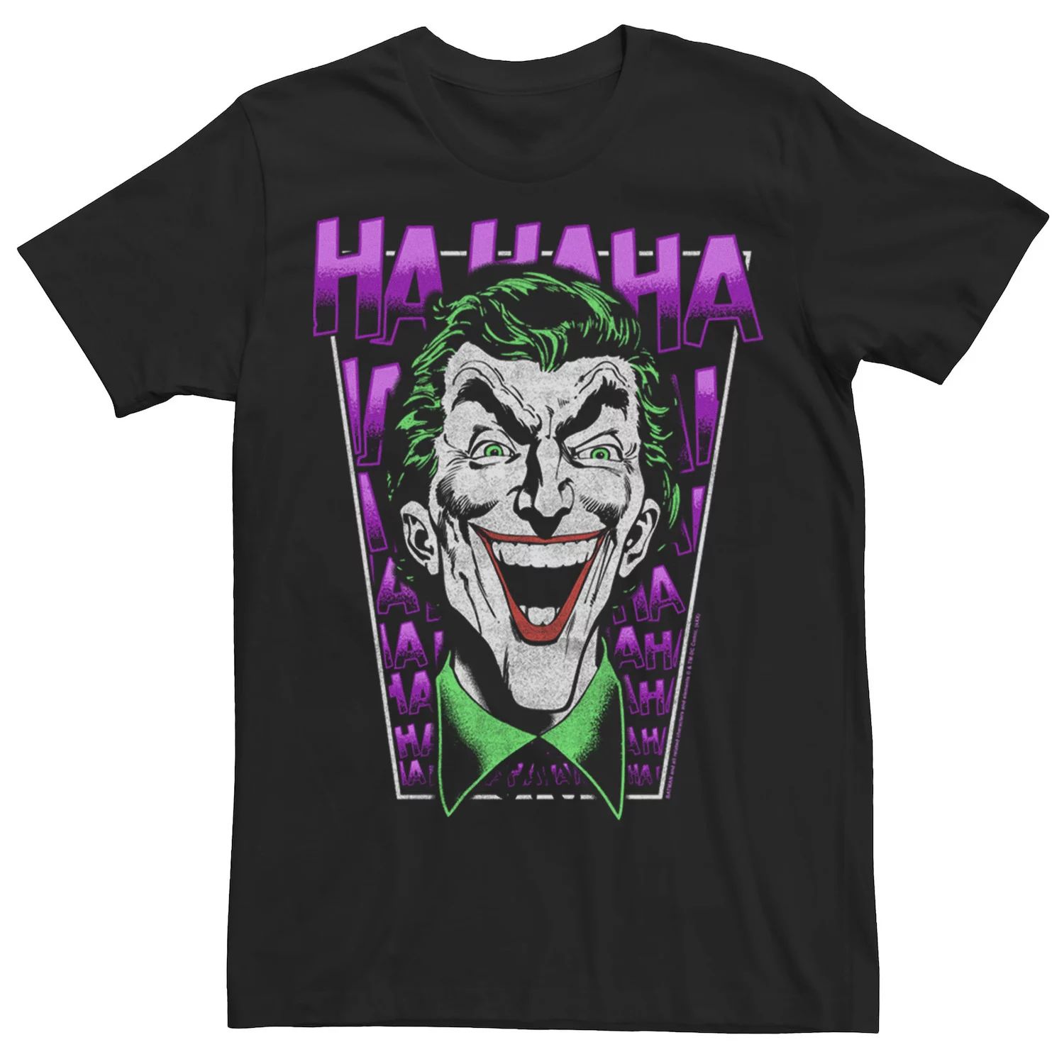 

Мужская футболка DC Comics Batman Joker HA HA HA Licensed Character