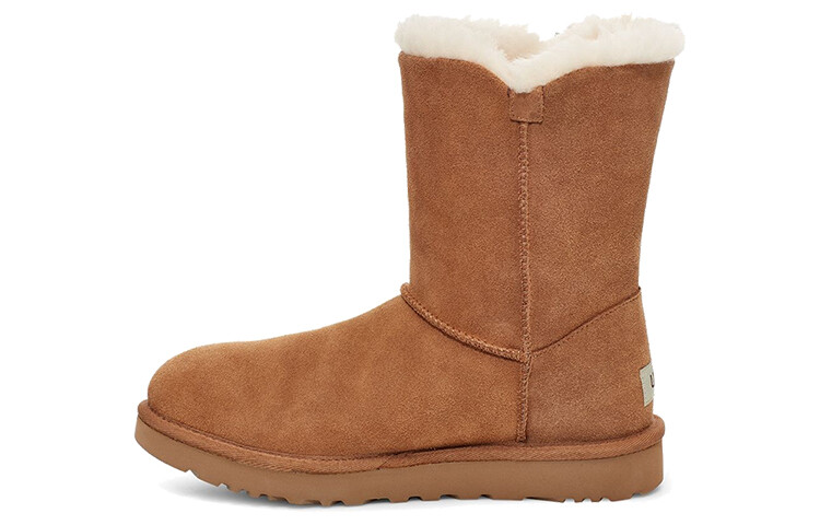 Сапоги зимние женские UGG Lillian Pom Pom, коричневый