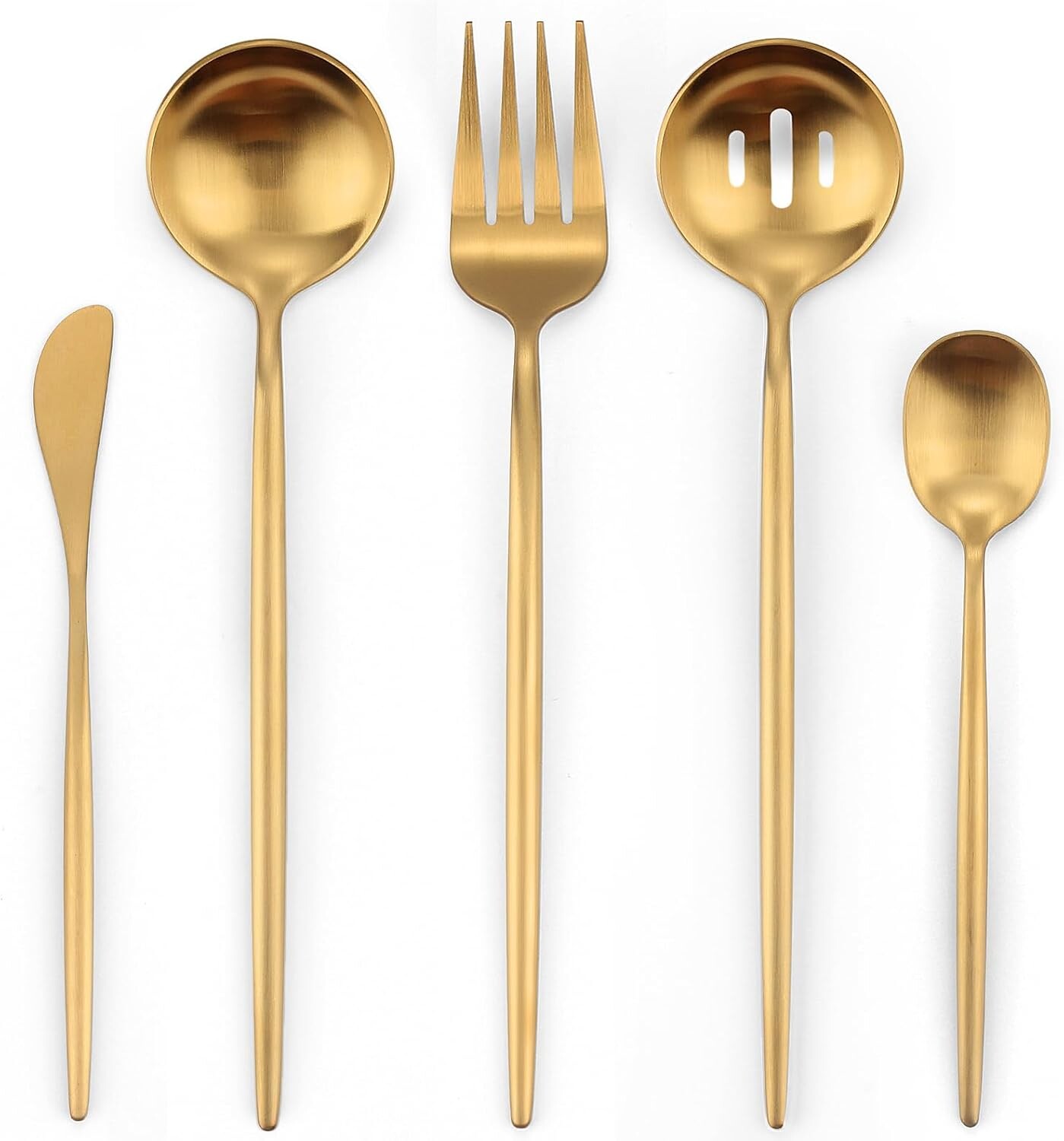 

Сервировочный набор для хозяйки из матового золота OPOLIA, Gold