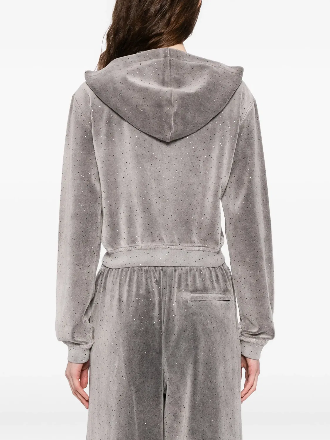 Худи с кристаллами Alexander Wang — фото 4