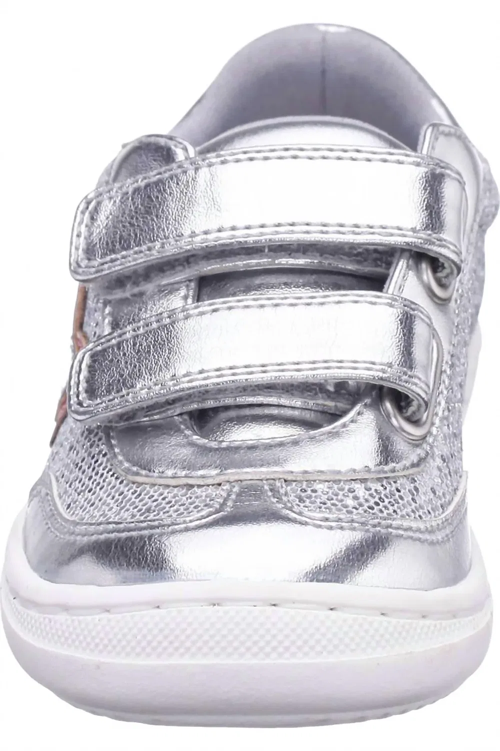 Кроссовки Desty для девочек с серебристыми блестками Nina, Silver Glitter — фото 4