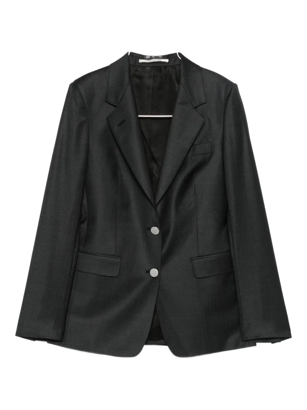 

Костюм из шерсти на пуговицах Tagliatore, черный