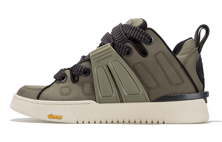 

Мужские скейтерские кроссовки Mid-Top Skateboard Palladium цвета лукового зелёного, чесночно-зелёный/серый/белый