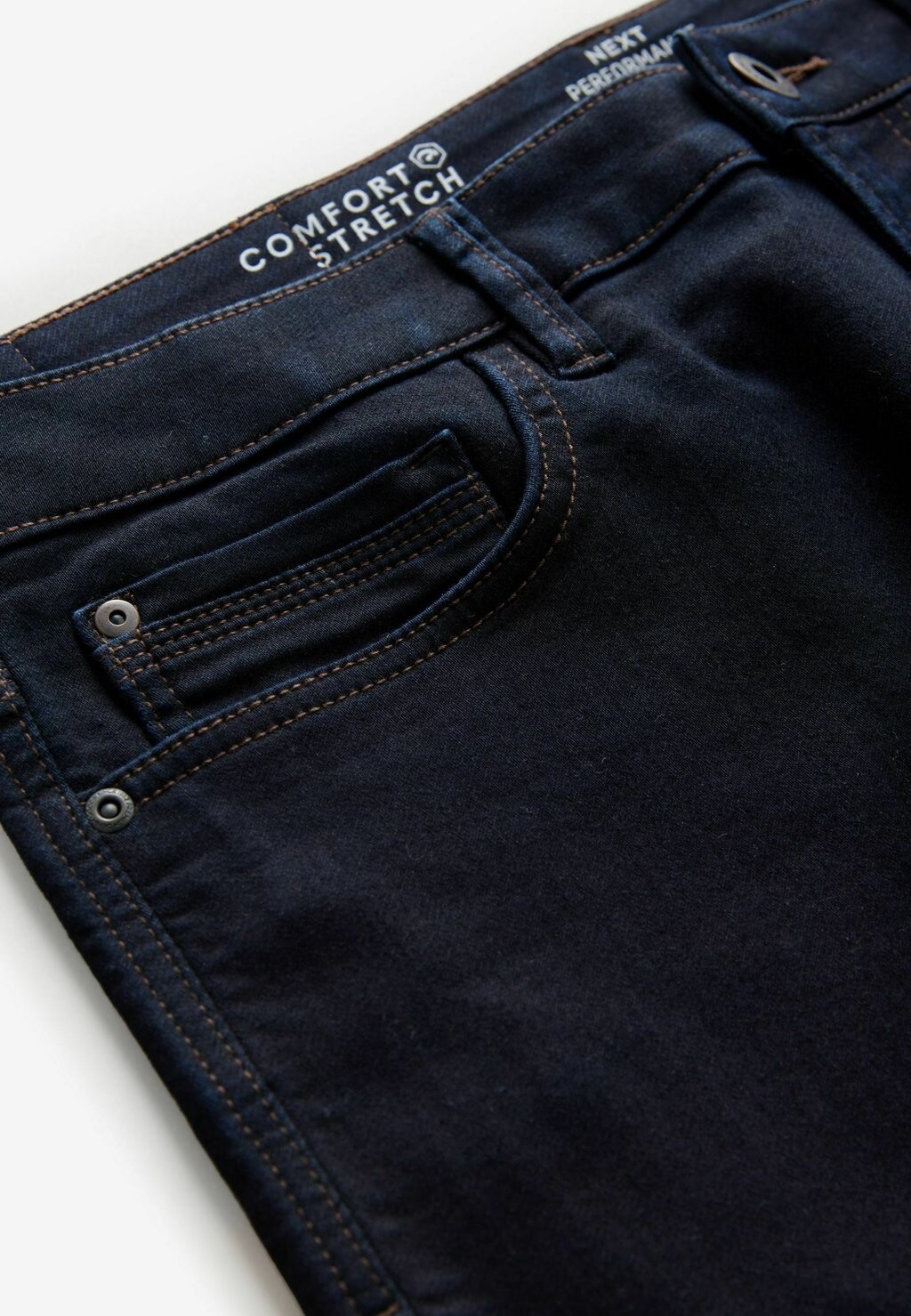 Джинсы облегающего кроя COMFORT STRETCH Next, синий — фото 3
