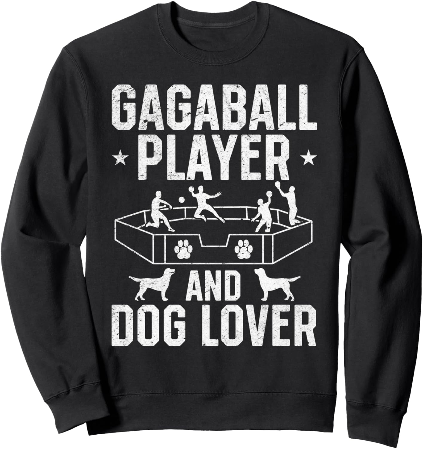 

Gagaball Player And Dog Lover - Толстовка Gagaball Gaga Ball Game Gagaball Player And Dog Owner, черный