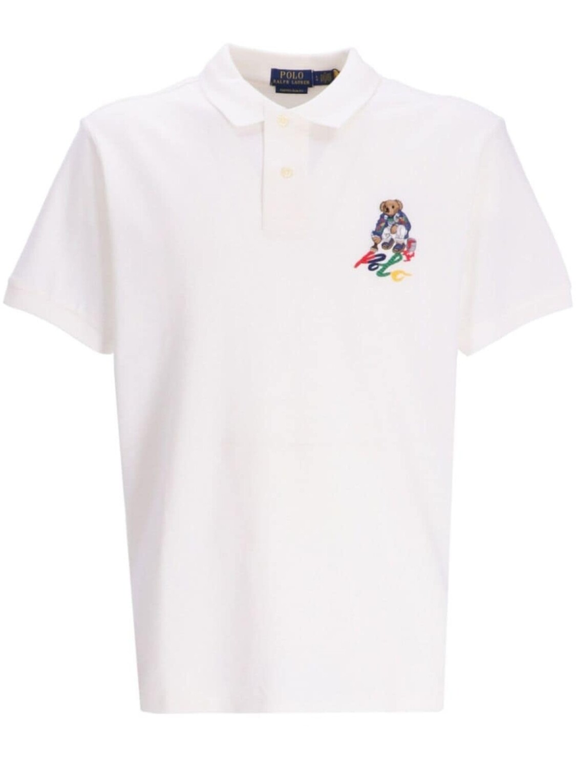 

Polo Ralph Lauren рубашка поло с принтом Polo Bear, белый