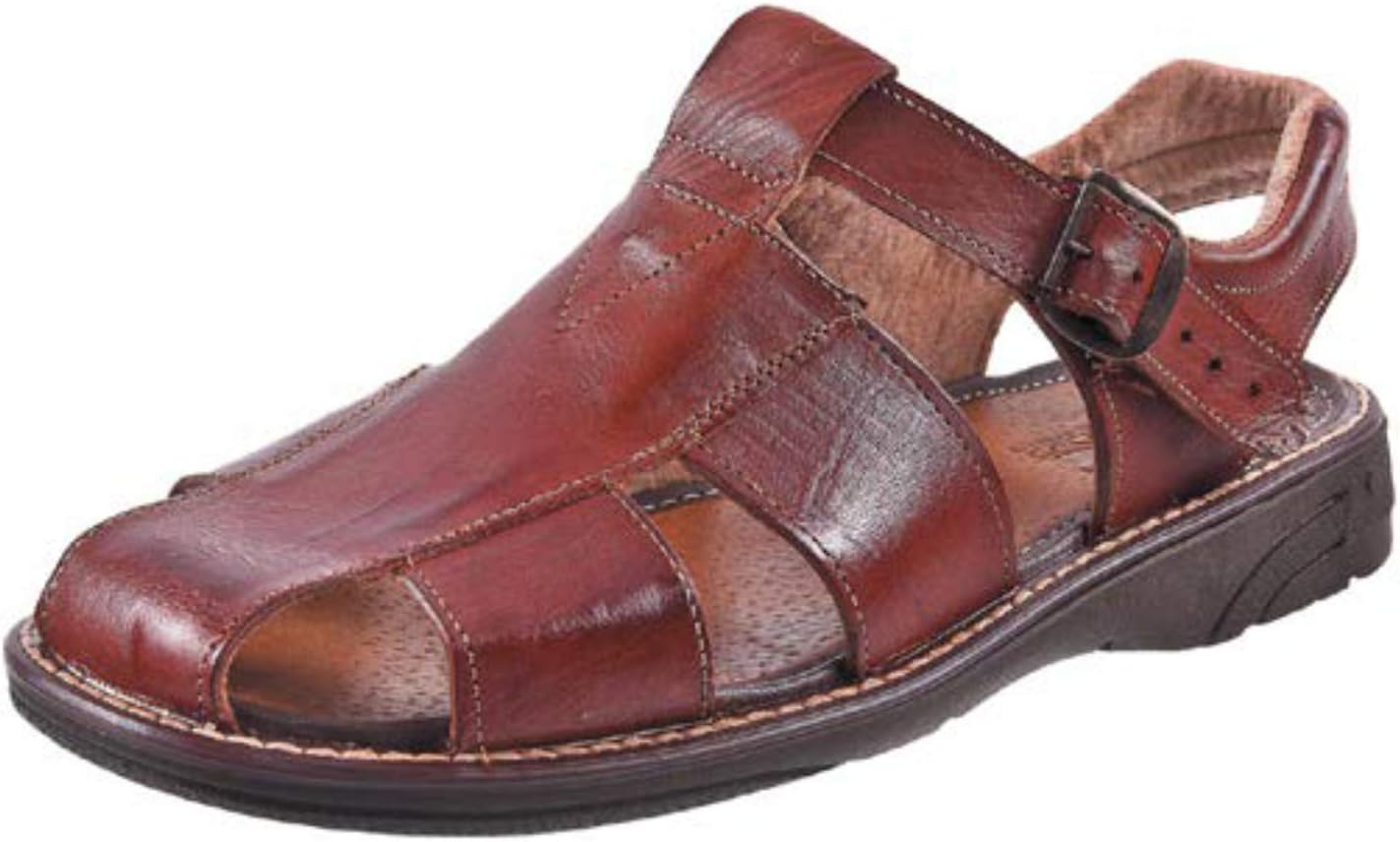 

Мужские мексиканские сандалии из кожи ручной работы Huaraches Mexicanos для мужчин Sahuayo Mexico HP445 Rancho Valencia, initial