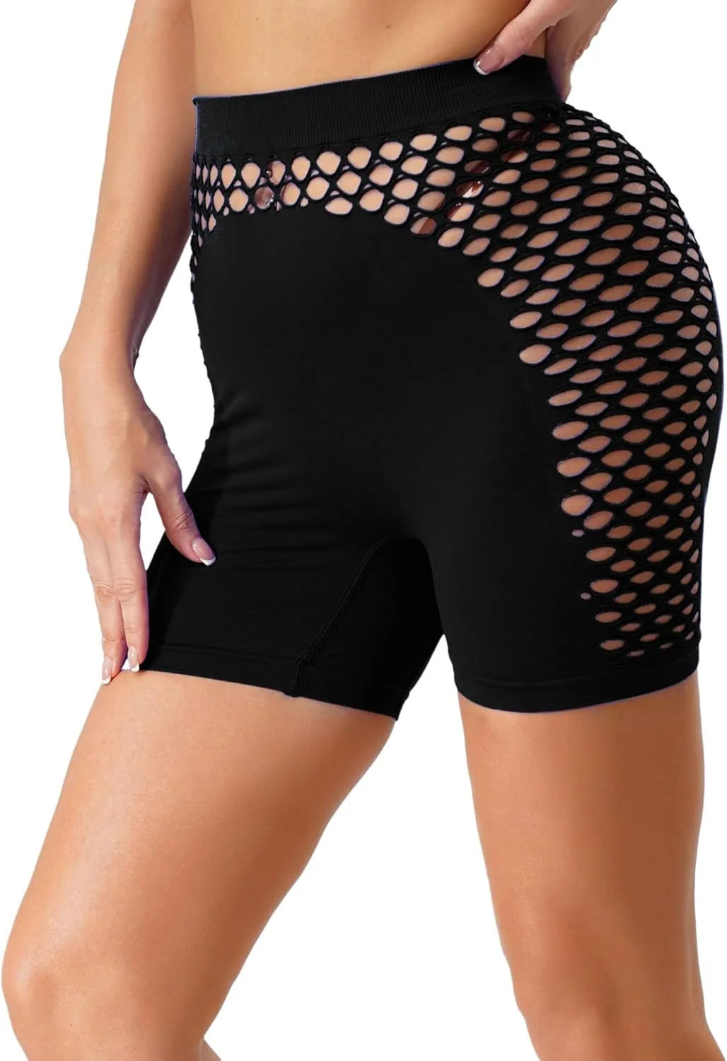 

Женские шорты для спорта TiaoBug с вырезом для йоги и бега