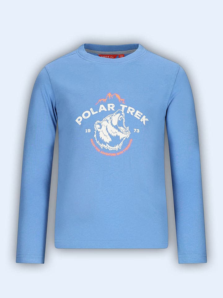 

Tygo & Vito Футболка с длинными рукавами "Макс" светло-голубого цвета