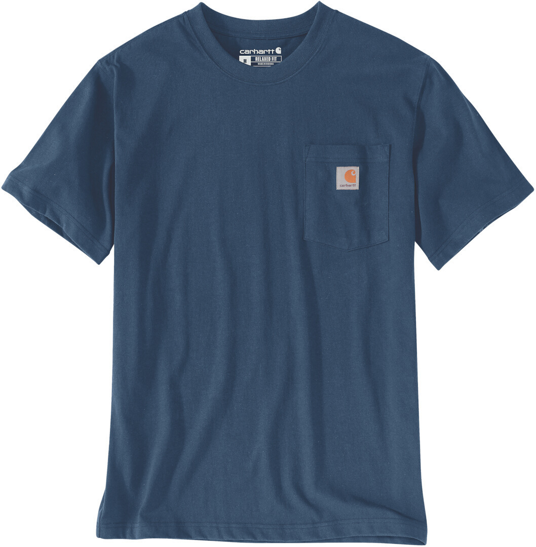 

Футболка Carhartt Dearborn Relaxed Pocket 2025 T-Shirt, темно-синий