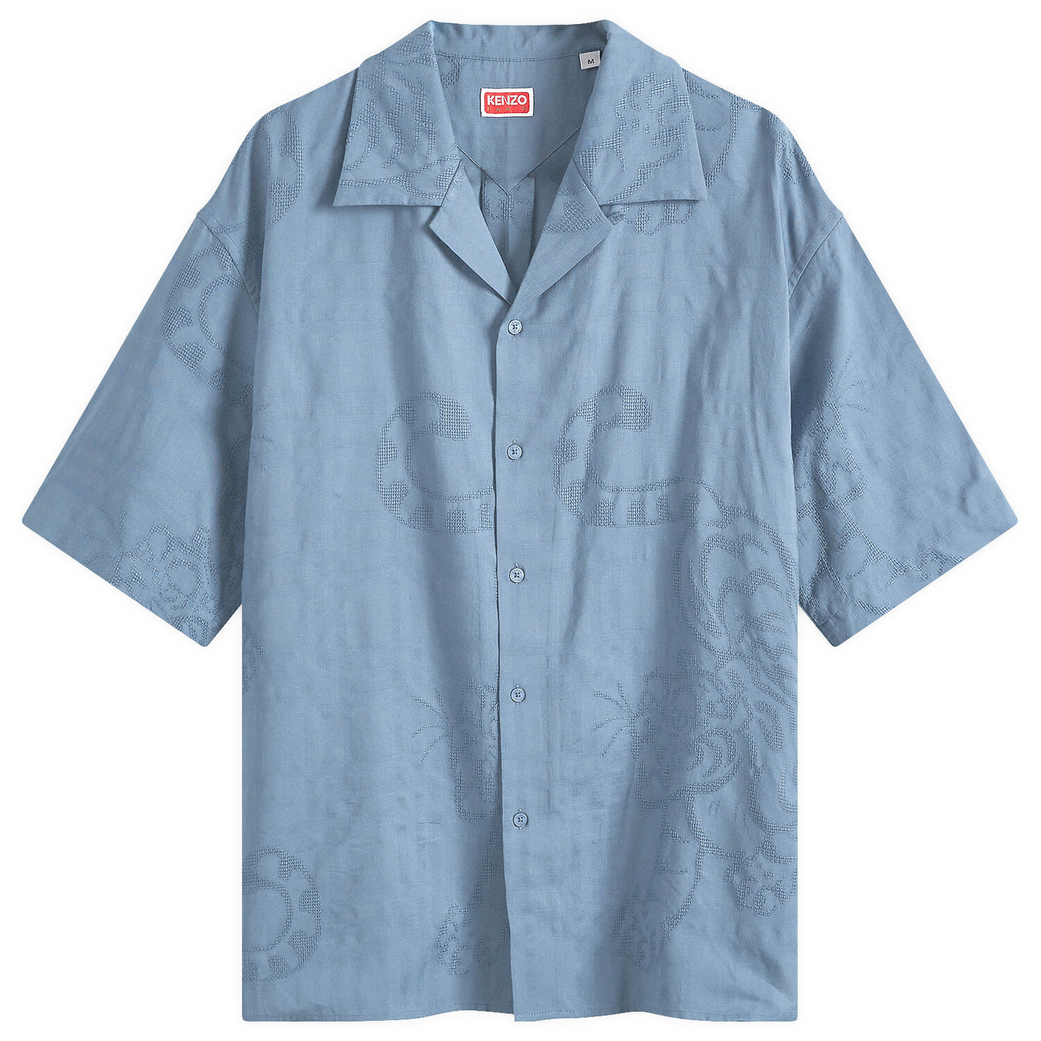 

Рубашка с коротким рукавом Kenzo Bamboo Vacation Shirt, синий
