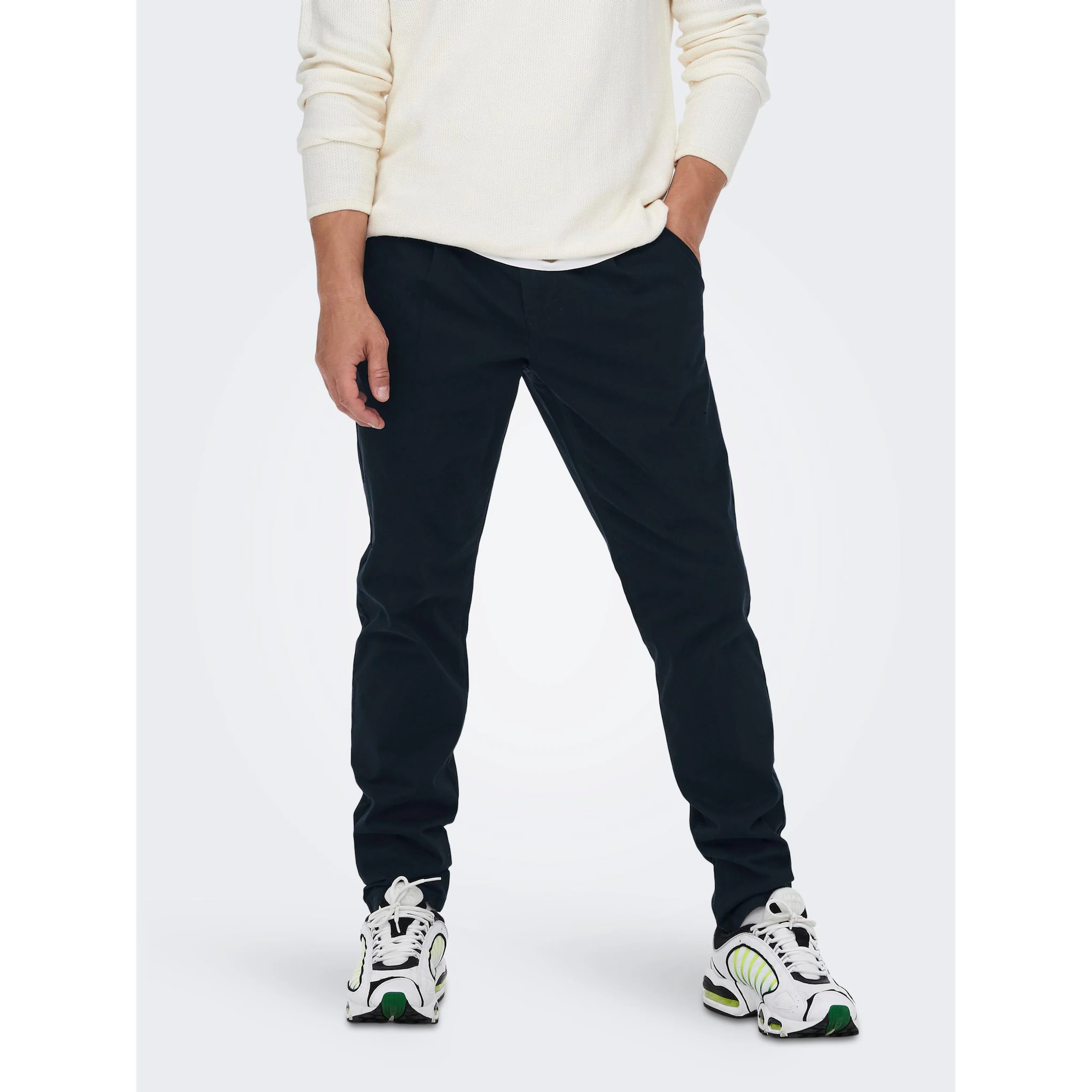 

Брюки-чиносы ONLY & SONS "ONSCAM LIFE CHINO PK 6775", черный