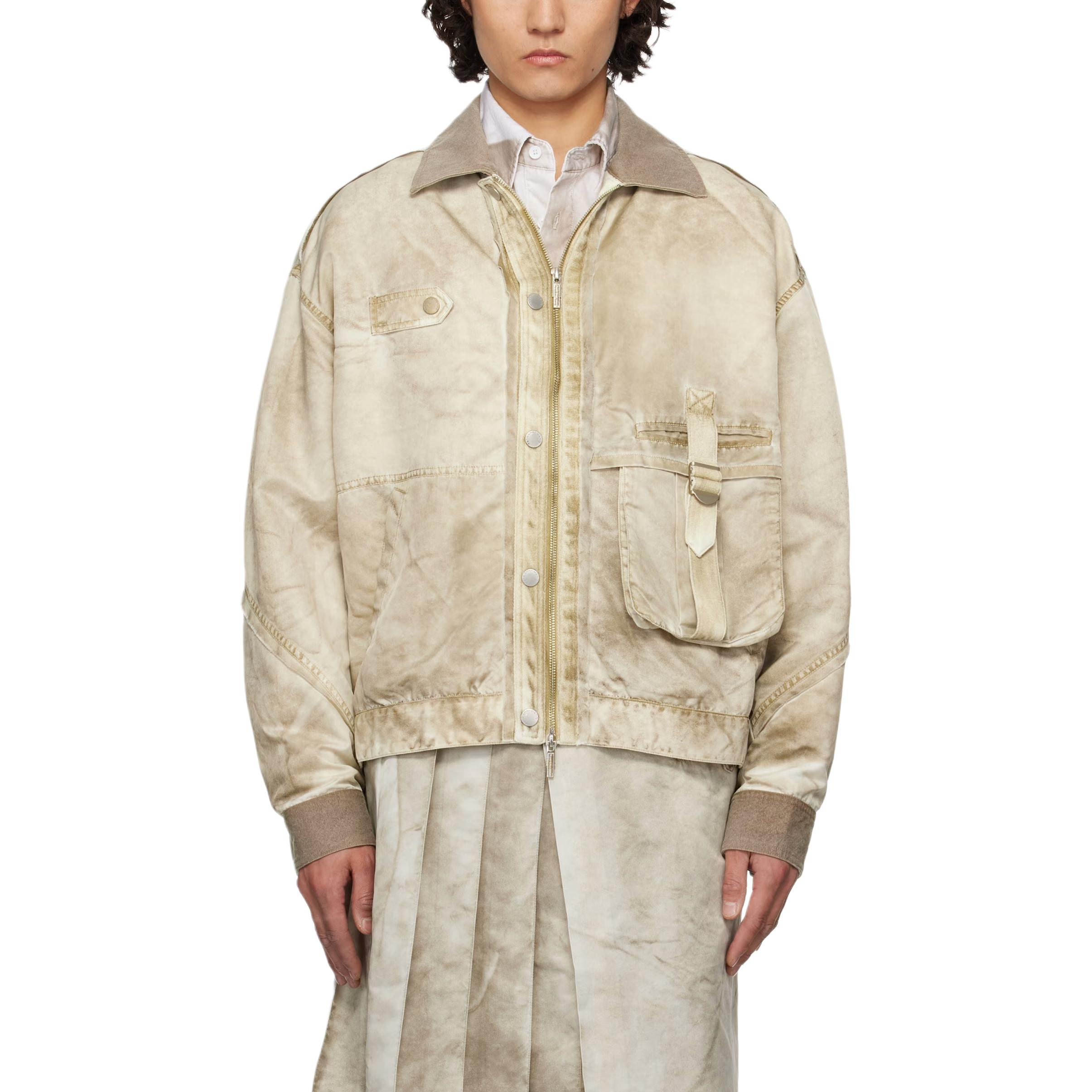 

Feng Chen Wang Куртка мужская песочная серая, Sand Washed Gray
