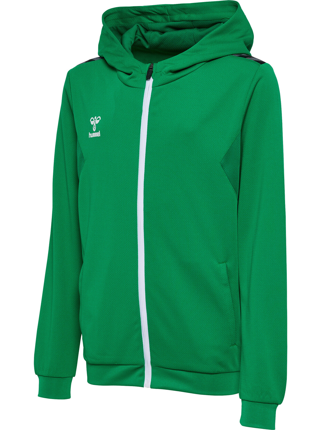 Толстовка Hummel Reißverschlussjacke Hmlauthentic Pl Zip Hoodie Kids, цвет JELLY BEAN — фото 4
