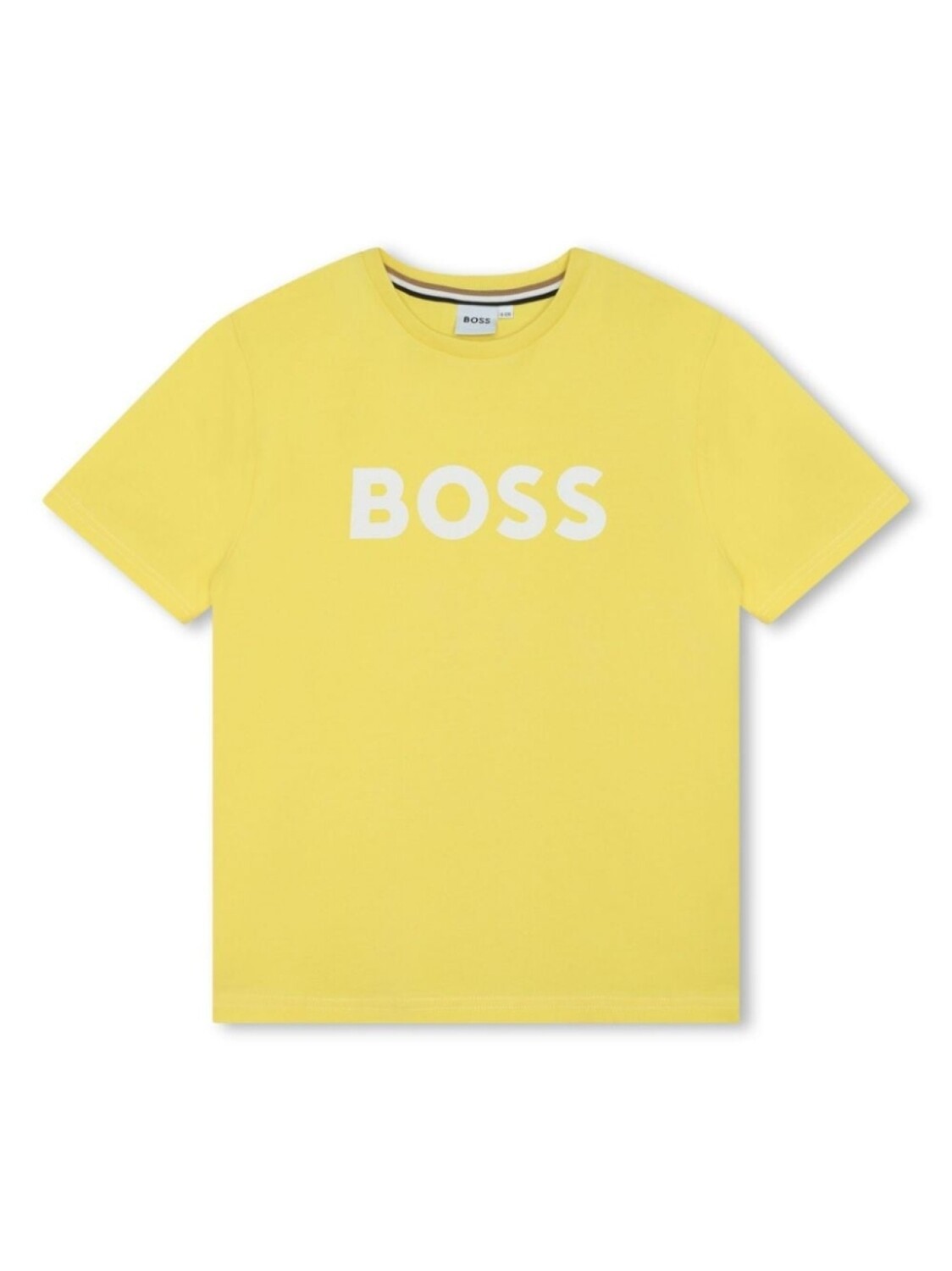 

BOSS Kidswear футболка с логотипом, желтый