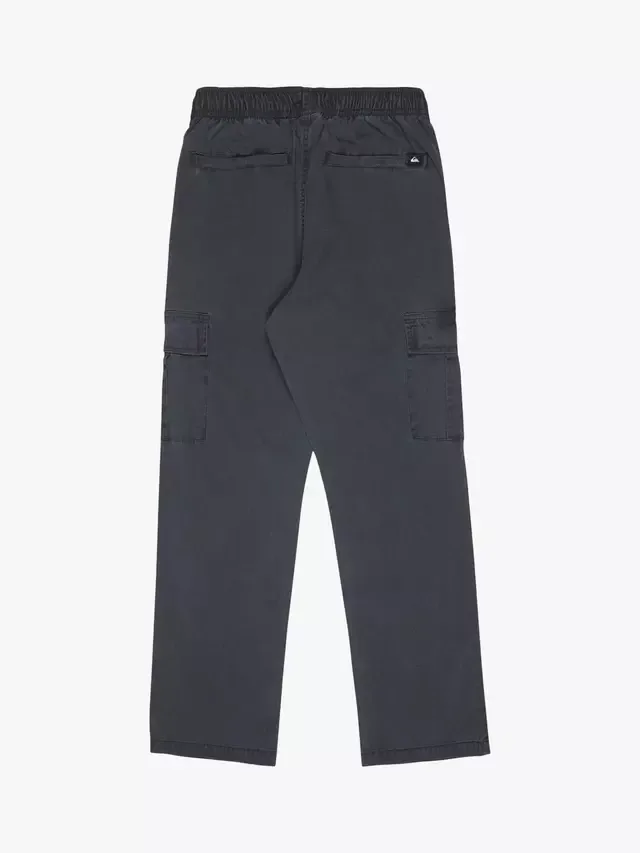 Детские брюки-карго Quicksilver Taxer на шнуровке, черные Quiksilver — фото 2