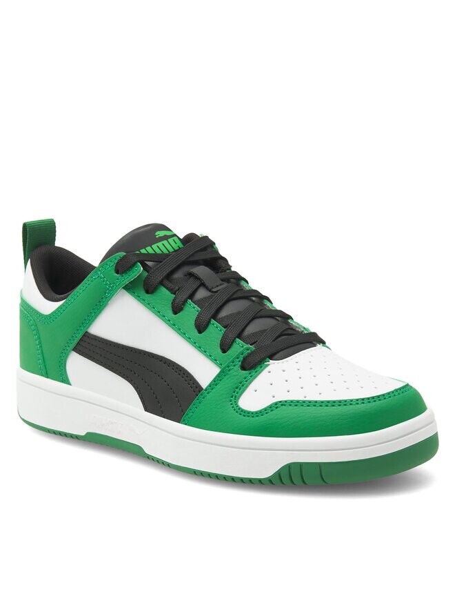 Кроссовки REBOUND LAYUP LO SL JR 370490 Puma, зеленый — фото 2