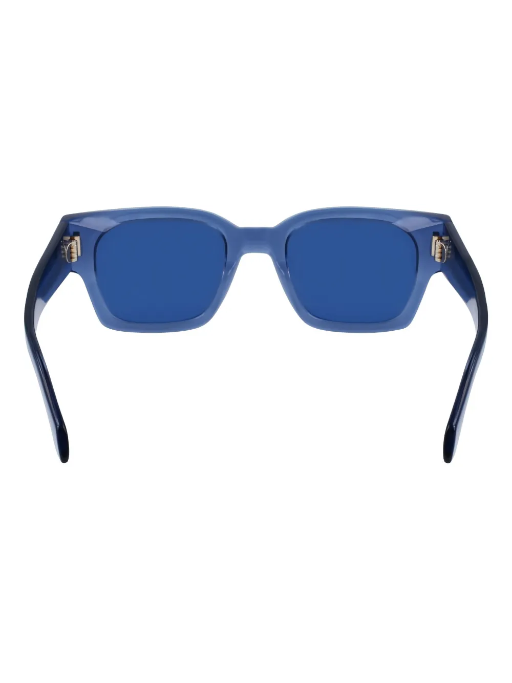 

Солнцезащитные очки в квадратной оправе Ferragamo Eyewear, синий