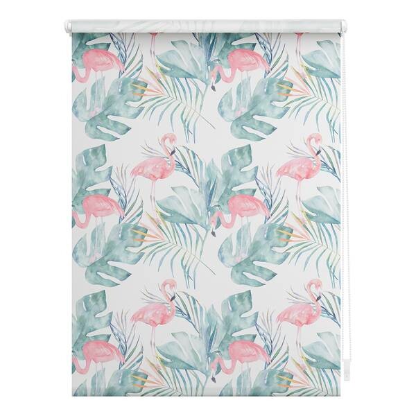 

Рулонные шторы Lichtblick Flamingo, 100x150x6 см цвет rosa/grün