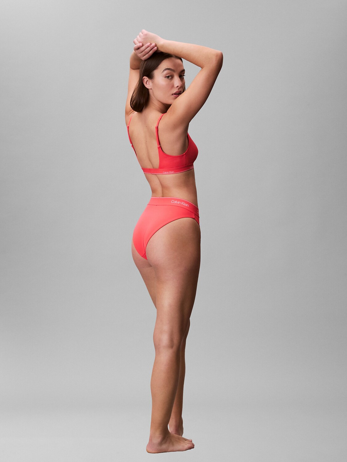 Calvin Klein Swimwear Бикини-трусики в оранжевом цвете — фото 4