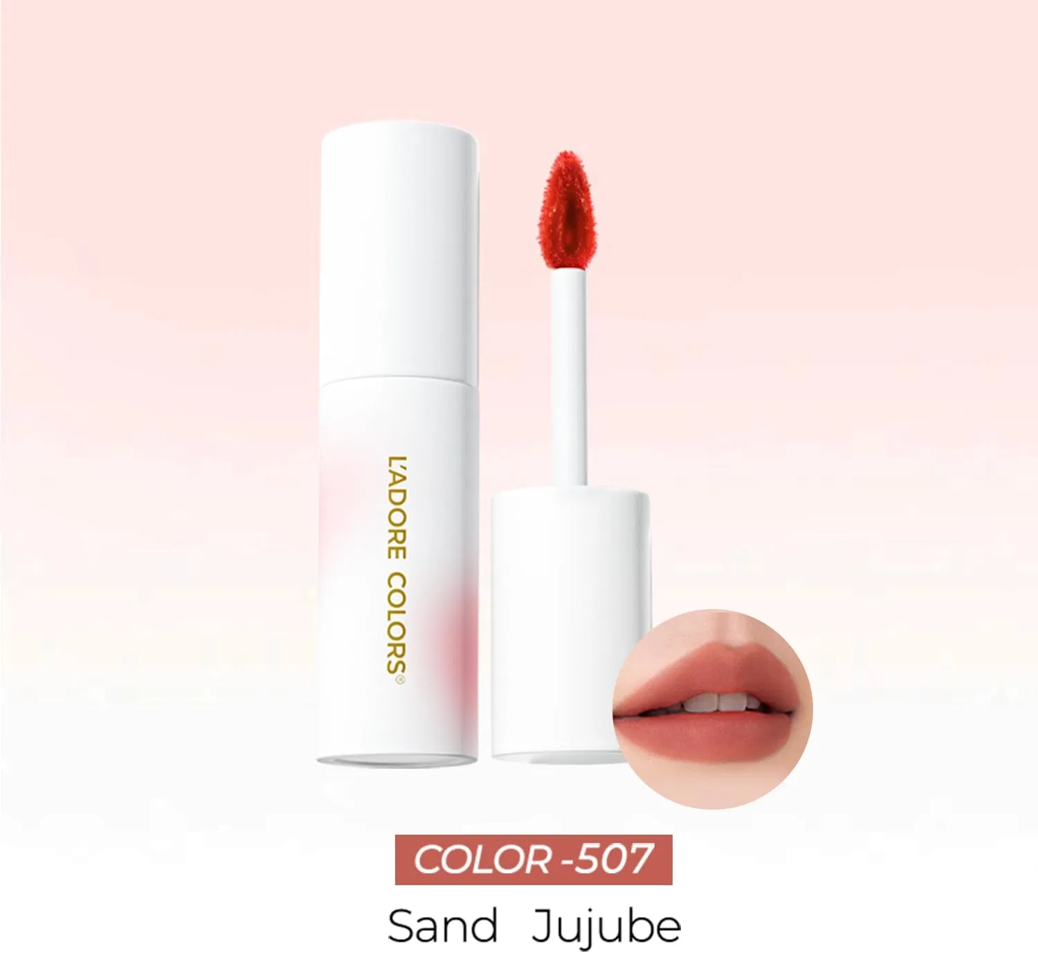 Помада матовая L'ADORE COLORS Souffle Mat Lip 507 Sand Jujube 2.5 г — фото 2